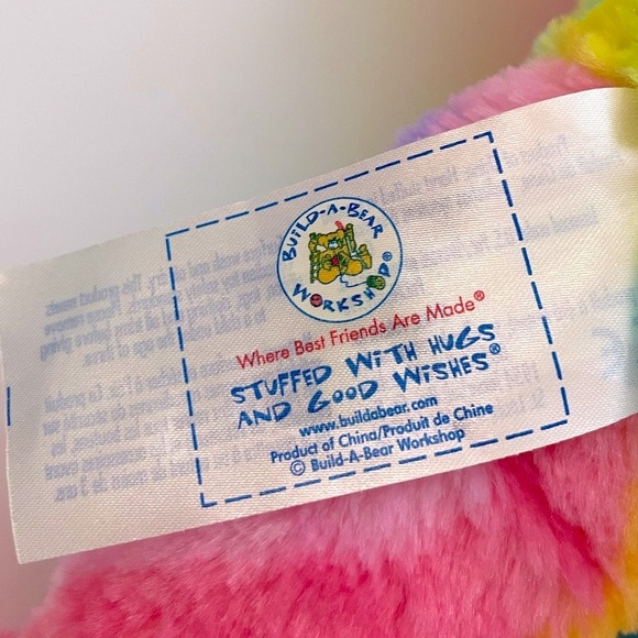 18” Build A Bear Rainbow Plush Stuffed Animal - Picture 7 of 7